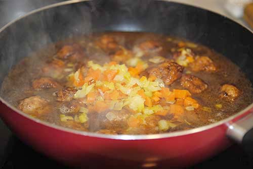 Receta de albóndigas de carne en salsa paso a paso