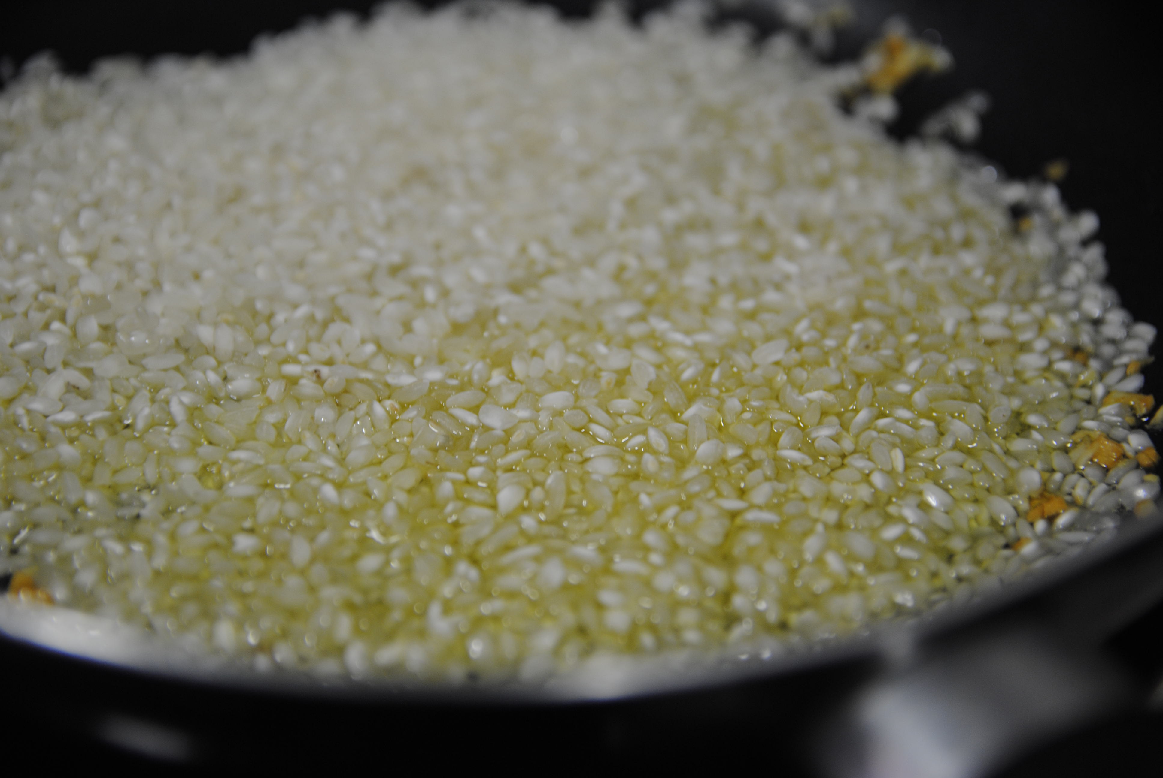 Receta de calamares en su tinta - arroz blanco