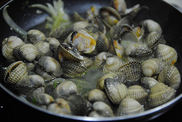 Berberechos a la marinera receta