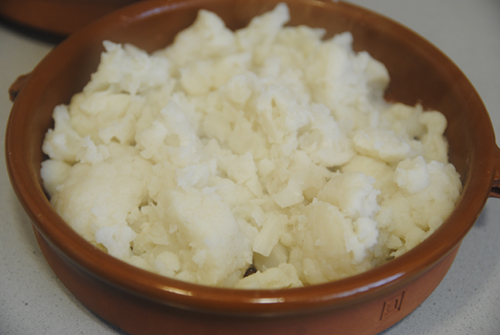 Receta de Coliflor con bechamel al horno paso a paso