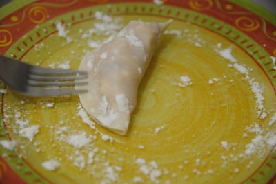 Empanadillas de bacalao, paso a paso