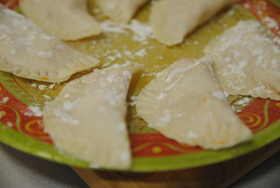 Empanadillas de bacalao, paso a paso