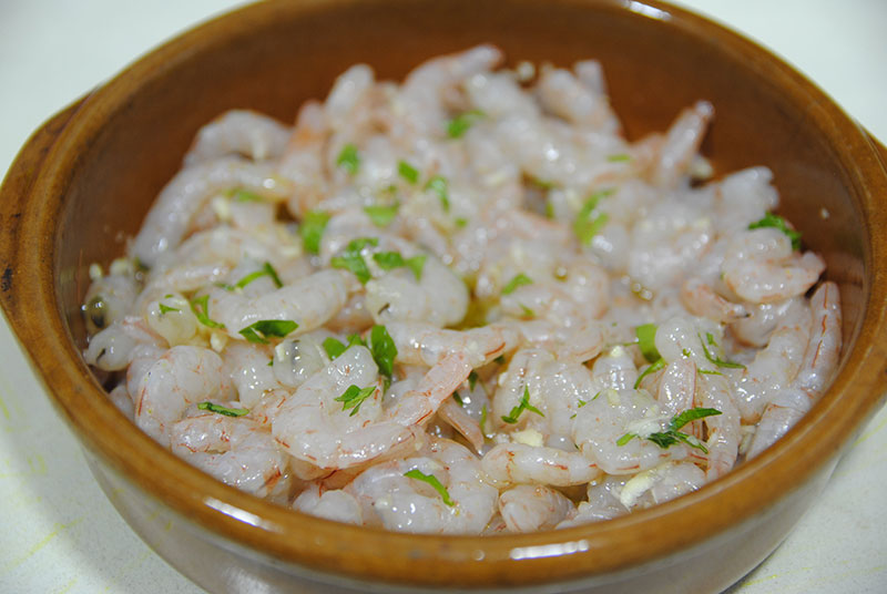 Receta de gambas al ajillo paso a paso