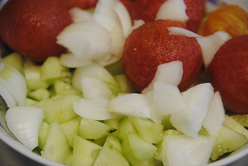 Receta de gazpacho andaluz paso a paso