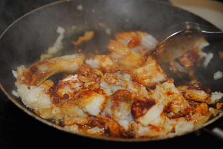 Bacalao con pimentón de la vera