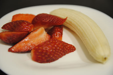 Receta de Smoothie de fresa y platano paso a paso