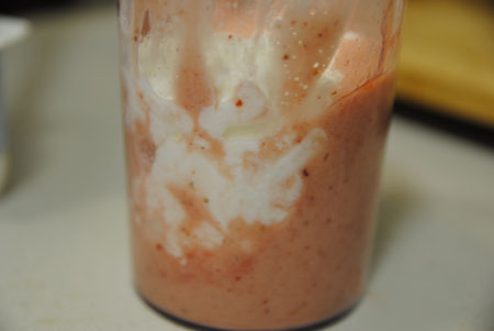 Receta de Smoothie de fresa y platano paso a paso